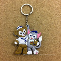 Duffy bear new friend rabbit soft rubber double-sided keychains PVC keyrings